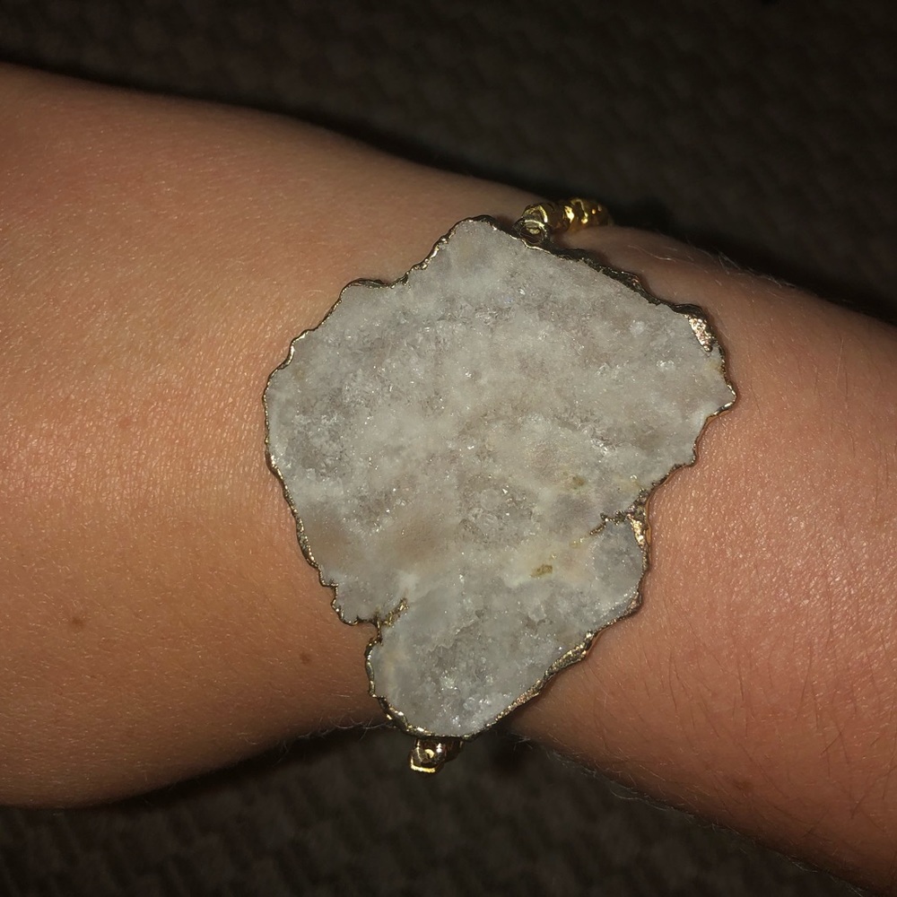 Druzy bracelet